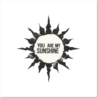 Vintage You Are My Sunshine Posters and Art